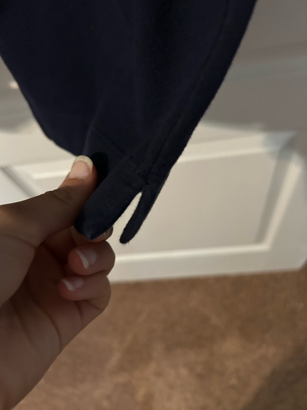 Talbots Navy Stretch Pull-On Pants - Picture 2 of 4